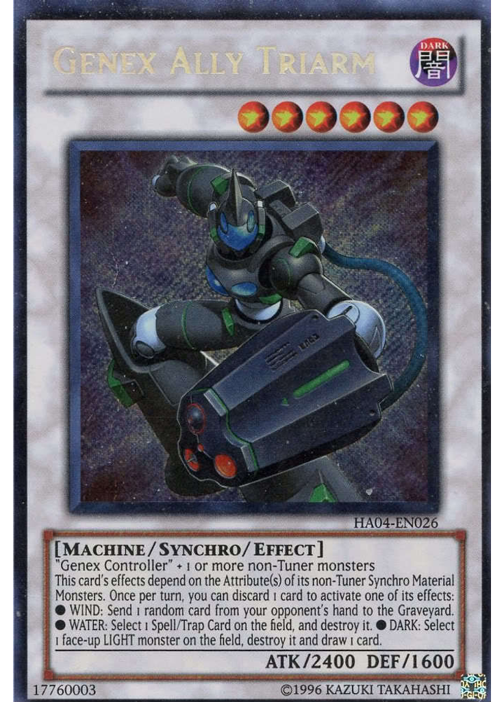 Genex Ally Triarm (Secret Rare Unlimited)