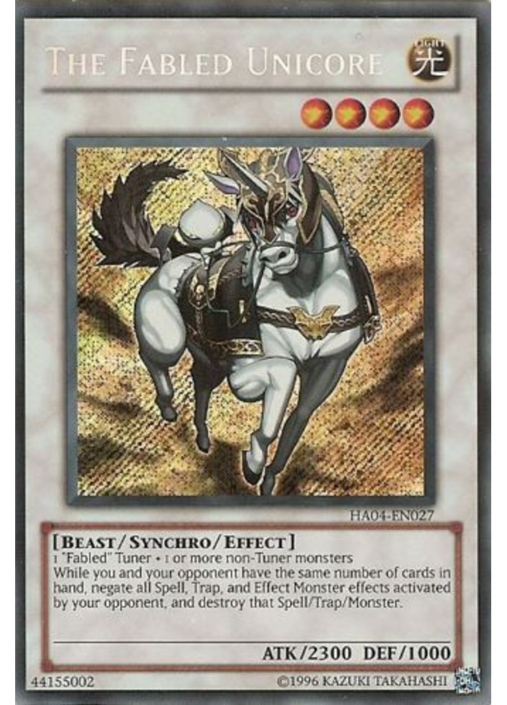 The Fabled Unicore (Secret Rare Unlimited)