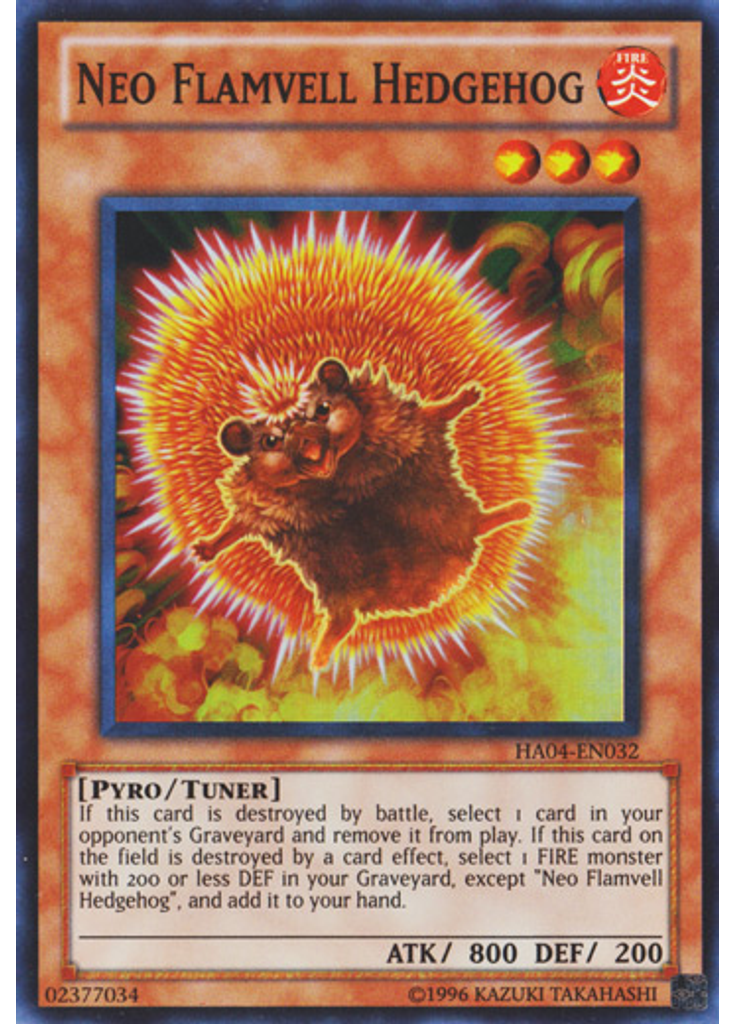 Neo Flamvell Hedgehog (Super Rare Unlimited)