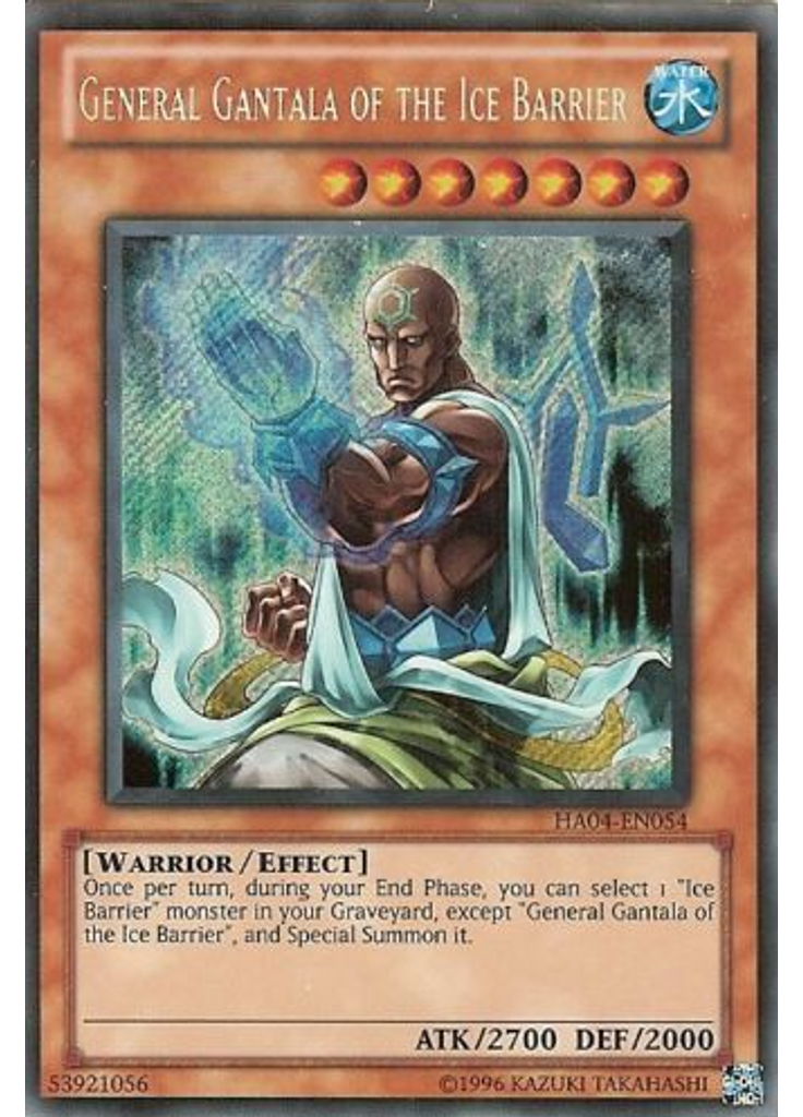 General Gantala of the Ice Barrier (Secret Rare Unlimited)