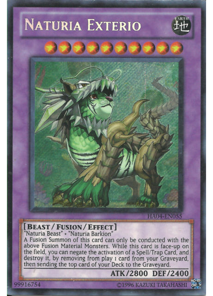 Naturia Exterio (Secret Rare Unlimited)