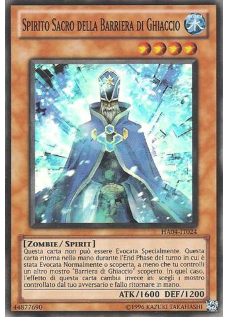 Spirito Sacro della Barriera di Ghiaccio (Super Rare Unlimited)