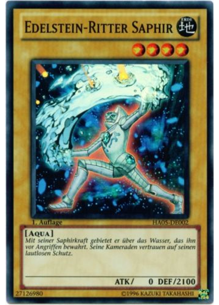 Edelstein-Ritter Saphir