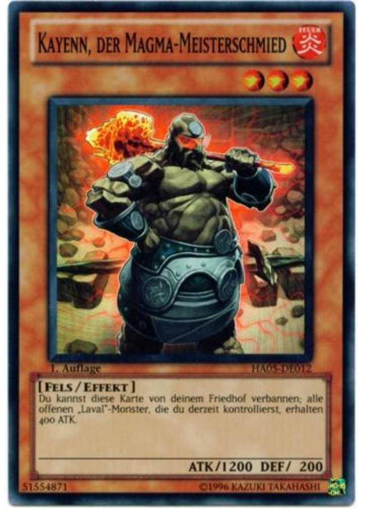 Kayenn, der Magma-Meisterschmied