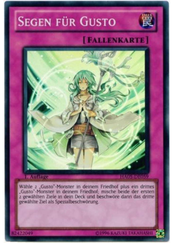 Segen für Gusto