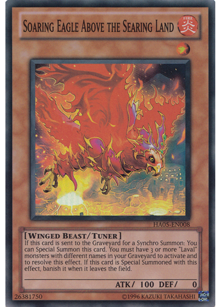Soaring Eagle Above the Searing Land (Super Rare Unlimited)