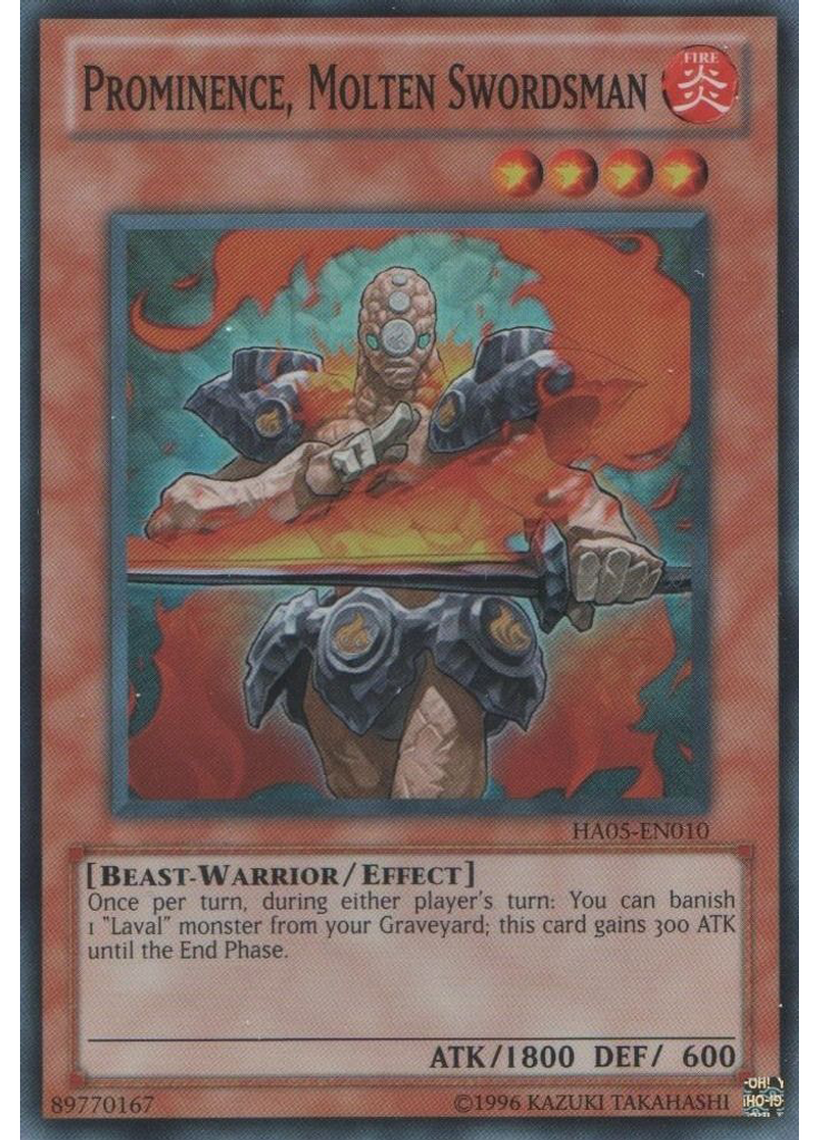 Prominence, Molten Swordsman (Super Rare Unlimited)