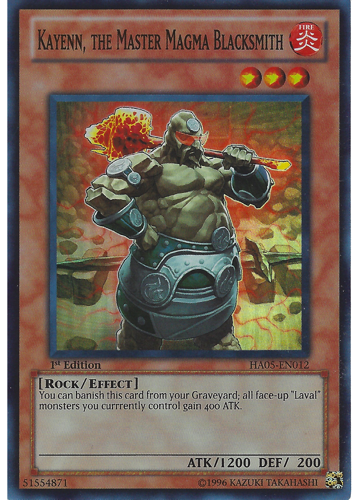 Kayenn, the Master Magma Blacksmith