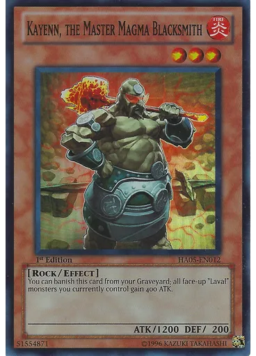 Kayenn, the Master Magma Blacksmith