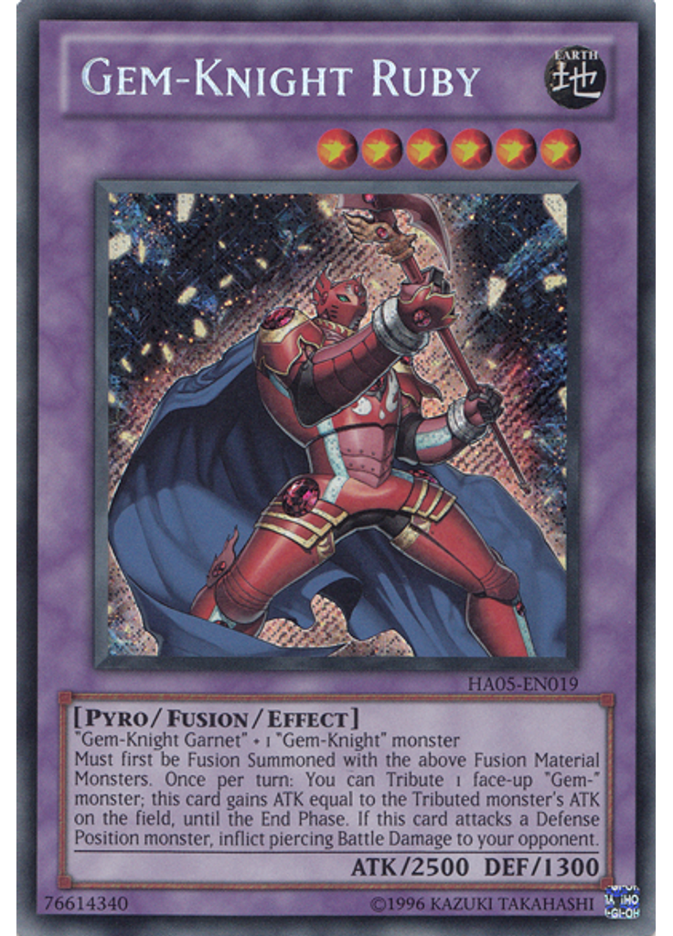 Gem-Knight Ruby (Secret Rare Unlimited)