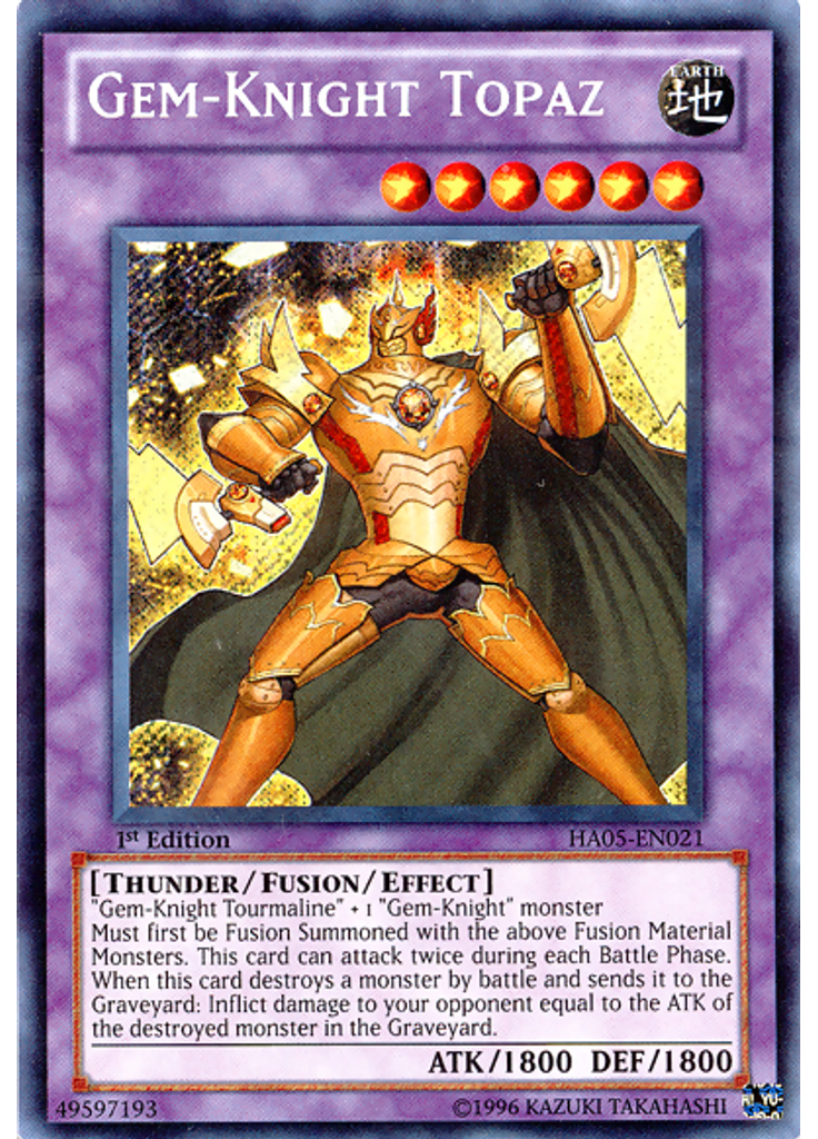 Gem-Knight Topaz