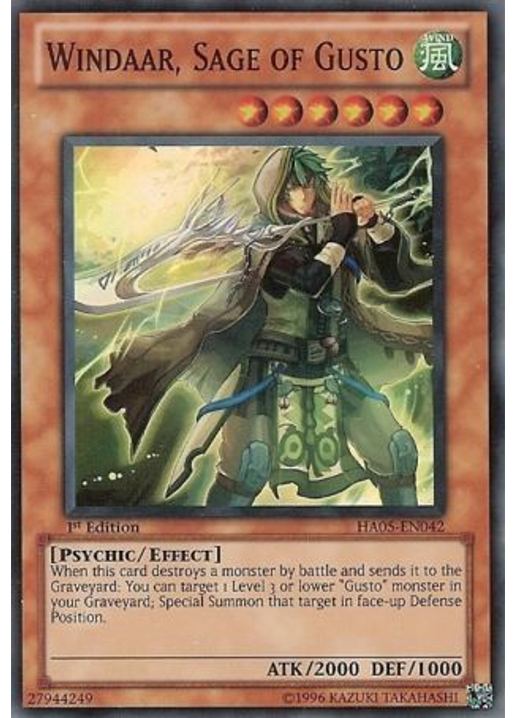 Windaar, Sage of Gusto