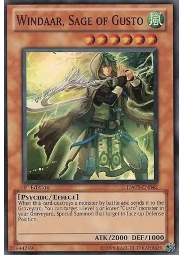 Windaar, Sage of Gusto