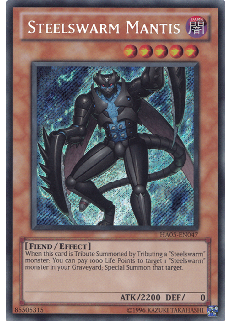 Steelswarm Mantis (Secret Rare Unlimited)