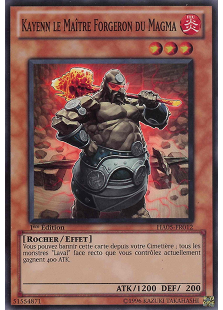 Kayenn le Maître Forgeron du Magma
