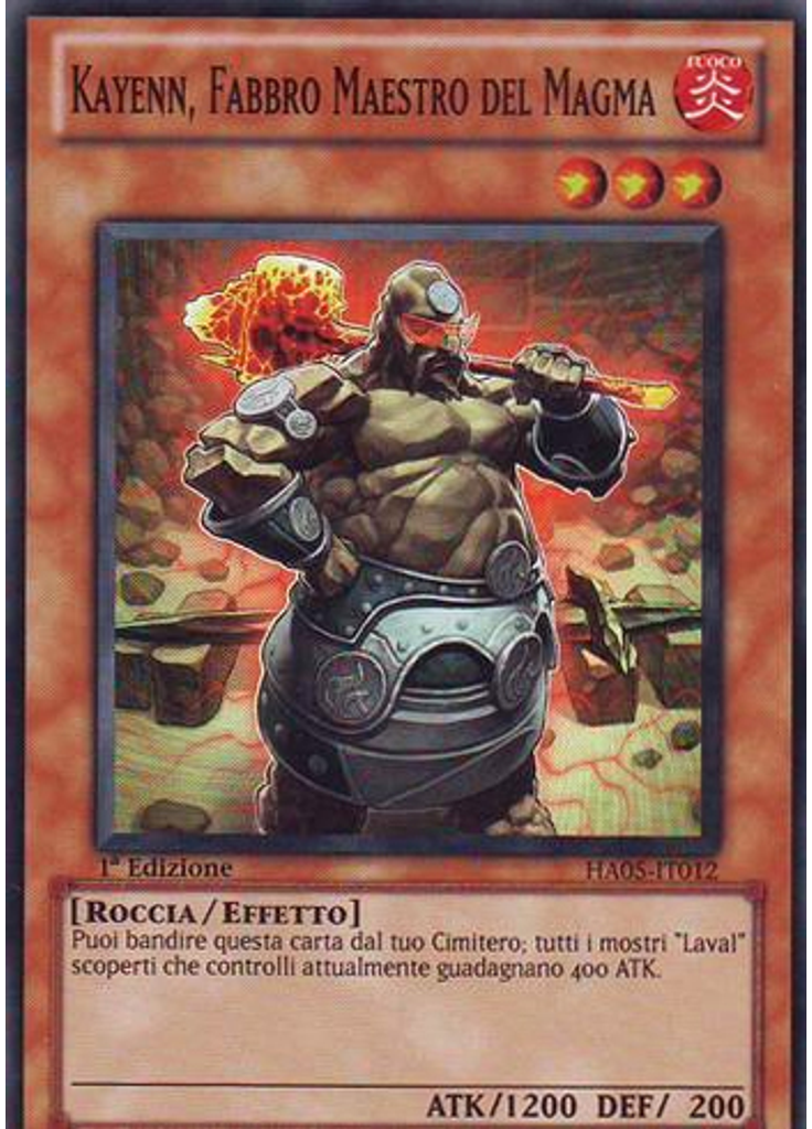 Kayenn, Fabbro Maestro del Magma