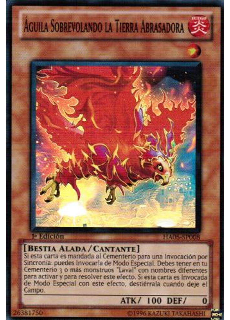 Águila Sobrevolando la Tierra Abrasadora