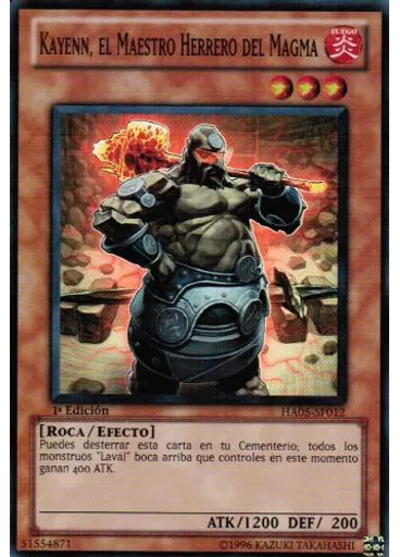 Kayenn, el Maestro Herrero del Magma