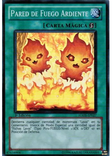 Pared de Fuego Ardiente