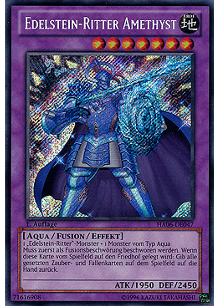Edelstein-Ritter Amethyst