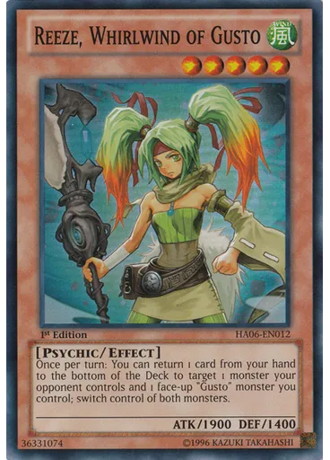 Reeze, Whirlwind of Gusto