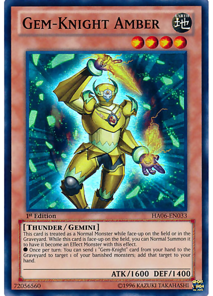 Gem-Knight Amber