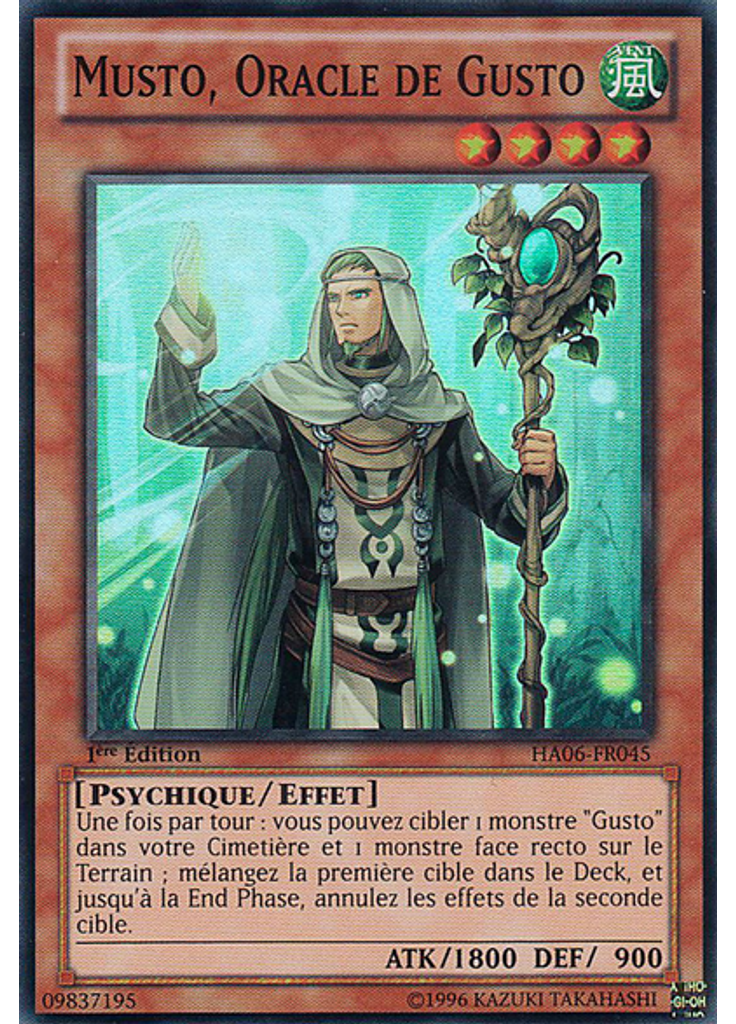 Musto, Oracle de Gusto