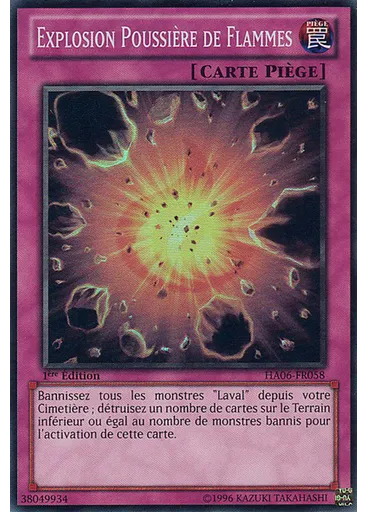 Explosion Poussière de Flammes