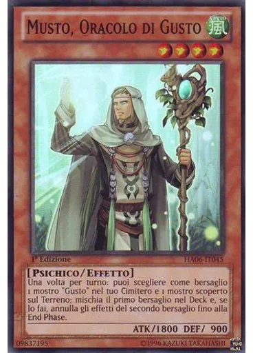 Musto, Oracolo di Gusto