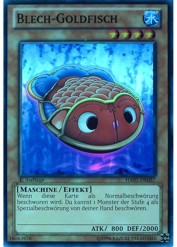 Blech-Goldfisch