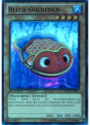 Blech-Goldfisch