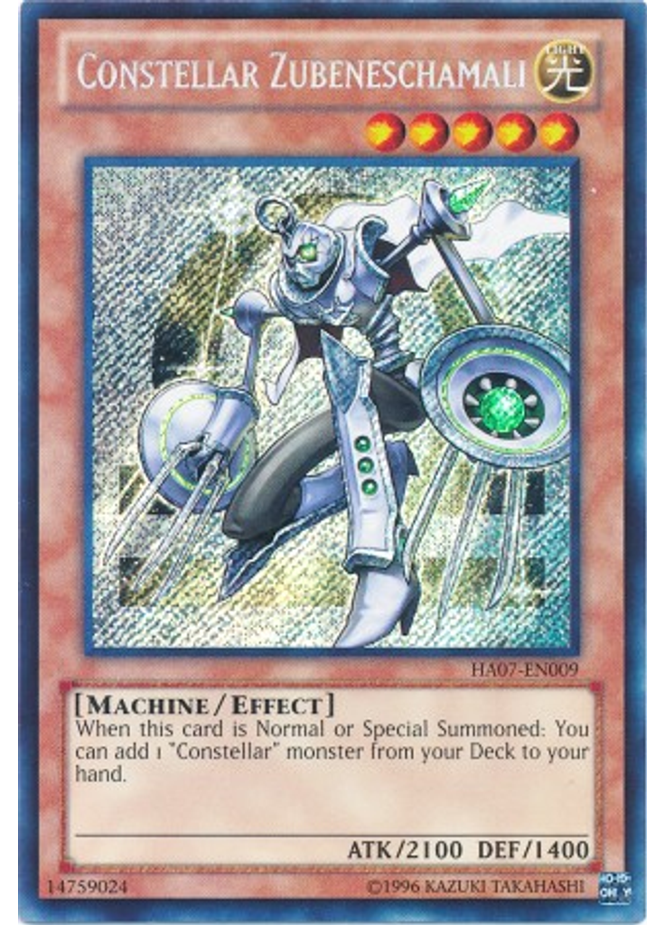Constellar Zubeneschamali (Secret Rare Unlimited)