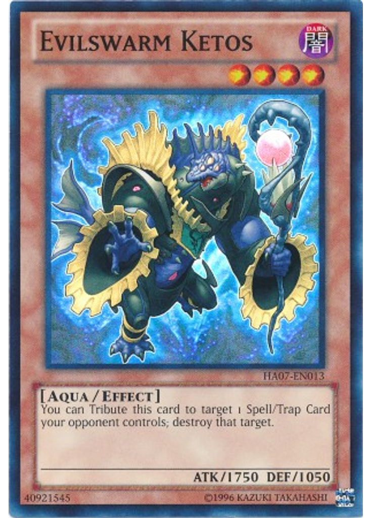 Evilswarm Ketos (Super Rare Unlimited)