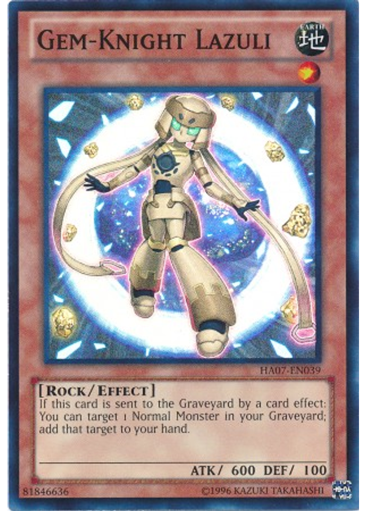 Gem-Knight Lazuli (Super Rare Unlimited)