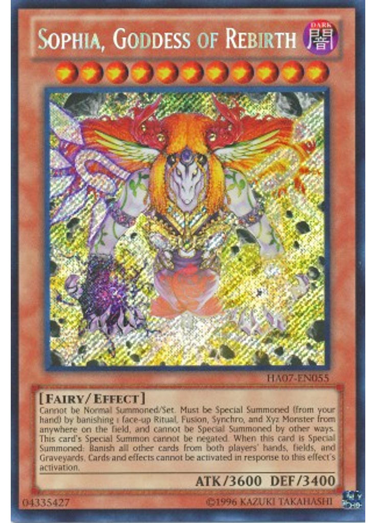 Sophia, Goddess of Rebirth (Secret Rare Unlimited)