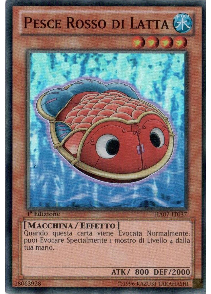 Pesce Rosso di Latta