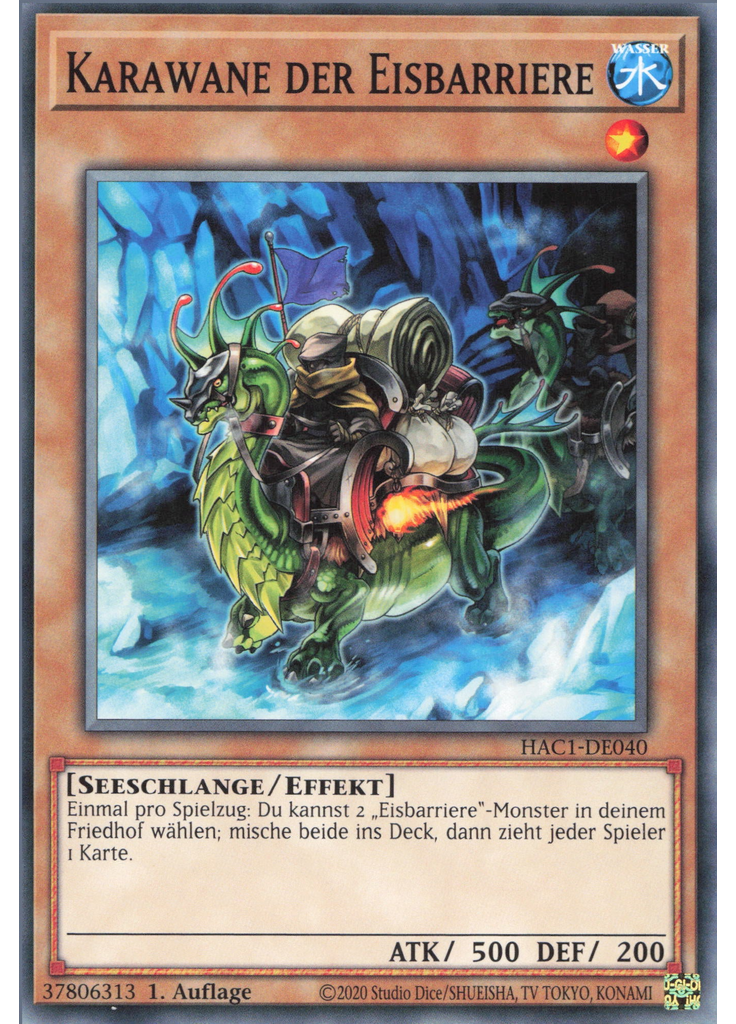 Karawane der Eisbarriere