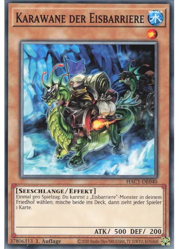 Karawane der Eisbarriere