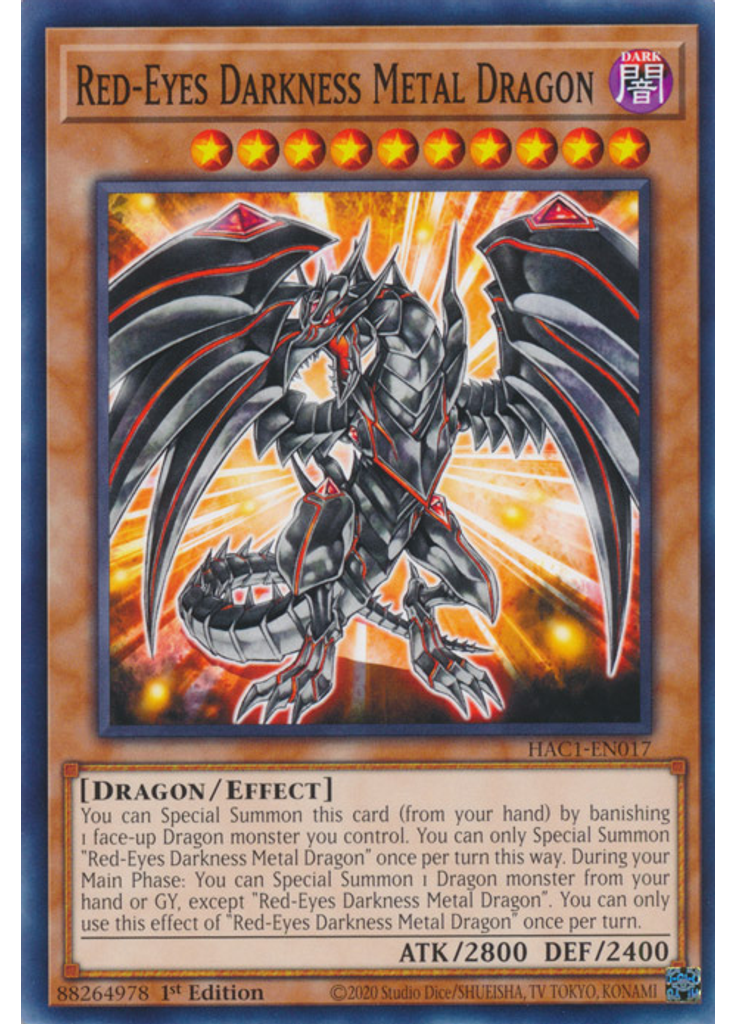 Red-Eyes Darkness Metal Dragon