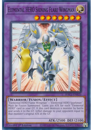 Elemental HERO Shining Flare Wingman