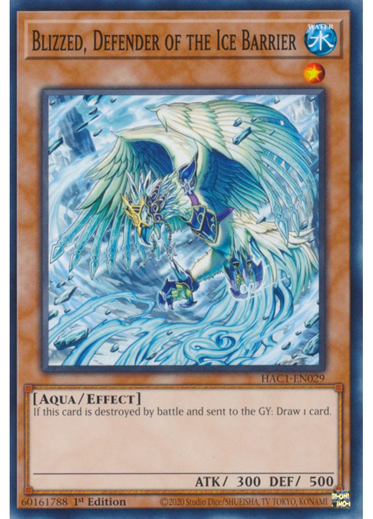 Blizzed, Defender of the Ice Barrier