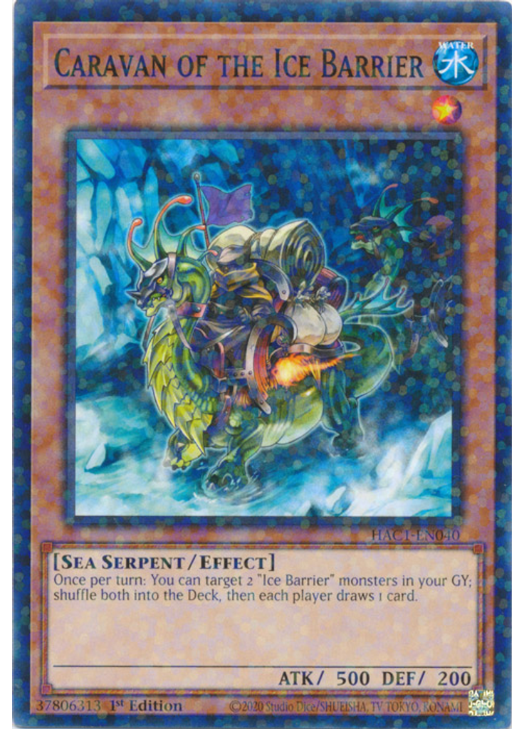 Caravan of the Ice Barrier (Duel Terminal Normal Parallel Rare 1st Edition)