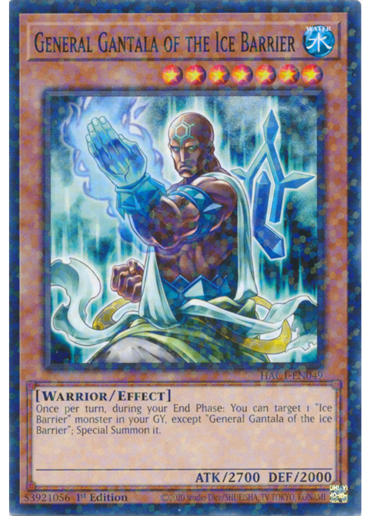 General Gantala of the Ice Barrier (Duel Terminal Normal Parallel Rare 1st Edition)