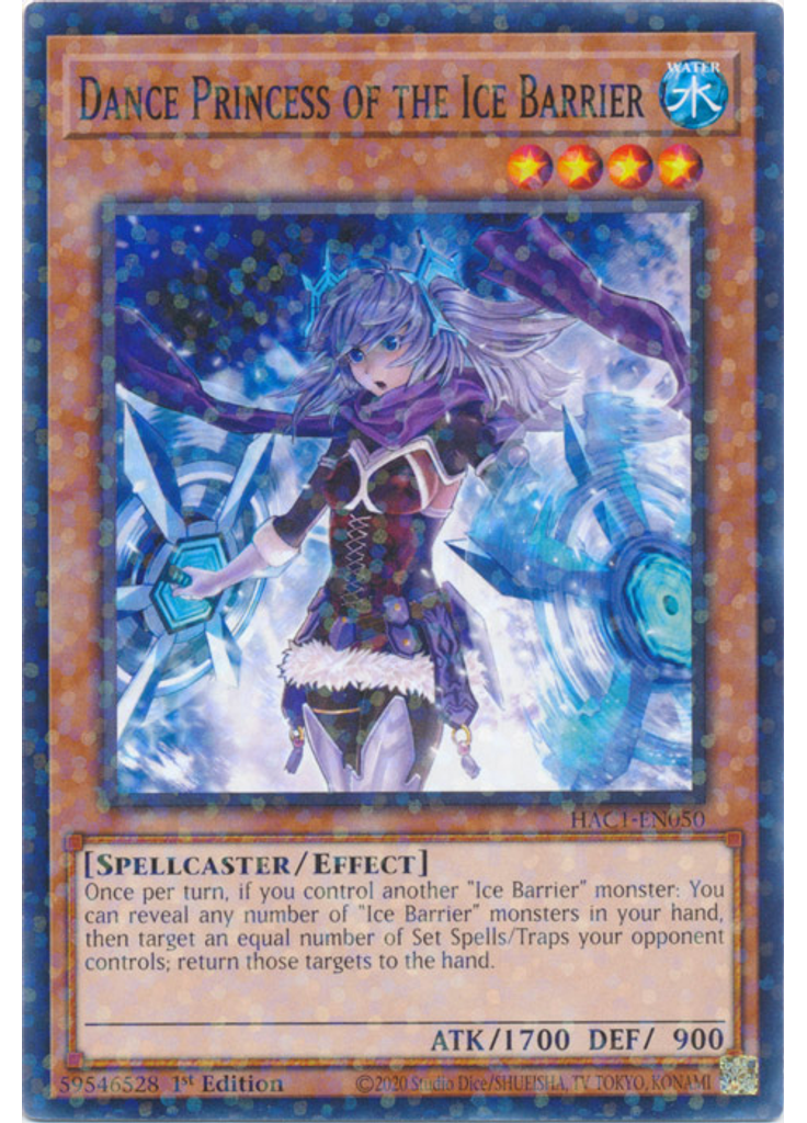 Dance Princess of the Ice Barrier (Duel Terminal Normal Parallel Rare 1st Edition)