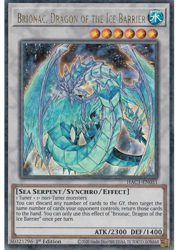Brionac, Dragon of the Ice Barrier