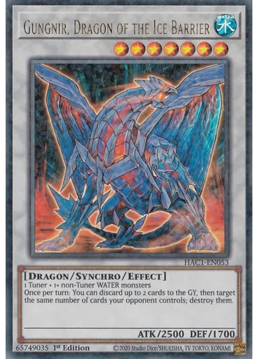Gungnir, Dragon of the Ice Barrier