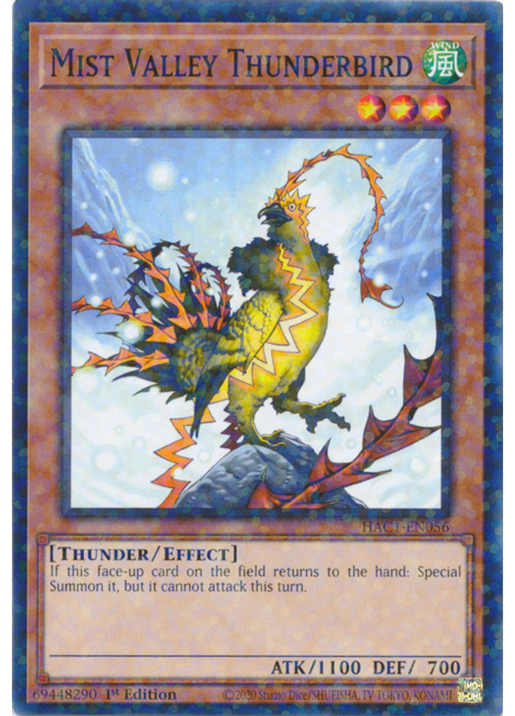 Mist Valley Thunderbird (Duel Terminal Normal Parallel Rare 1st Edition)
