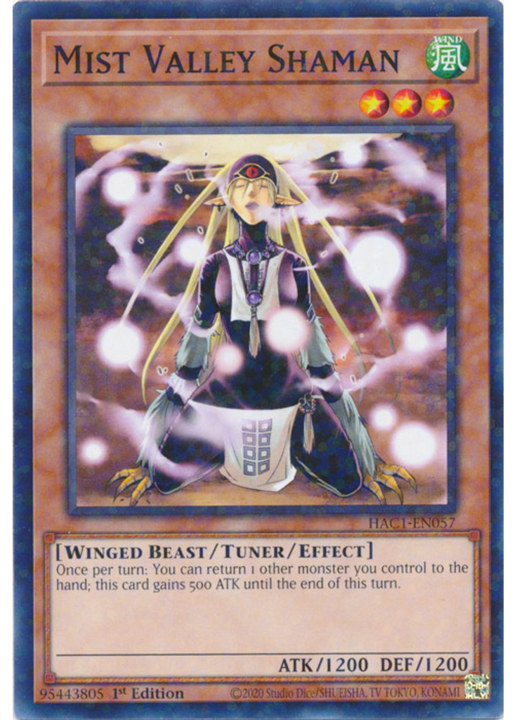 Mist Valley Shaman (Duel Terminal Normal Parallel Rare 1st Edition)