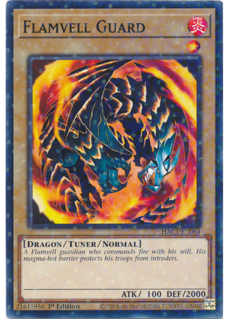 Flamvell Guard (Duel Terminal Normal Parallel Rare 1st Edition)