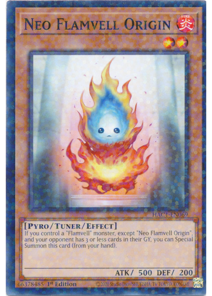 Neo Flamvell Origin (Duel Terminal Normal Parallel Rare 1st Edition)